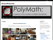 Tablet Screenshot of ischoolpolymath.com